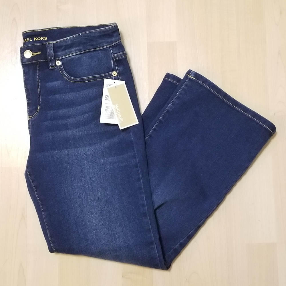 Michael Kors Dark Blue Straight Leg Jeans
